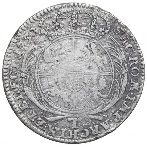 Saxony, Friedrich August II, 18 groschen 1753