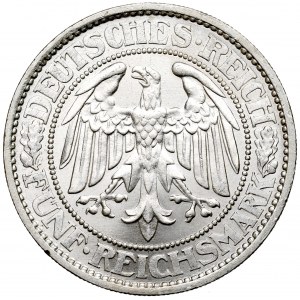 Nemecko, Weimarská republika, 5 značiek 1927 A