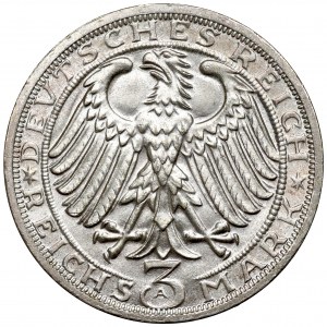 Niemcy, Republika Weimarska, 3 marki 1928 Naumburg