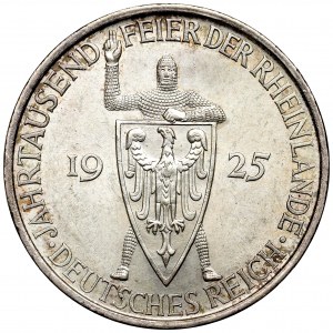 Germany, Weimar Republic, 5 mark 1925 A - Rheinland