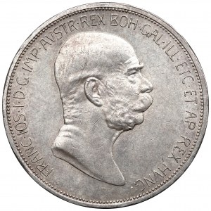 Austria, Franz Joseph, 5 corona 1908