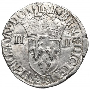 France/Poland, Henri III, 1/4 ecu 1583, Nantes