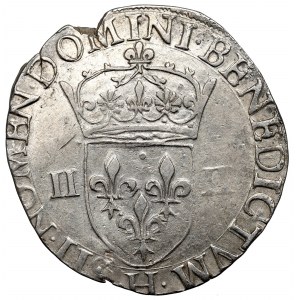 Henryk III Walezy, 1/4 ecu 1583, La Rochelle
