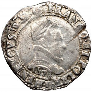 France, Henri III, Franc 1578, Bayonne