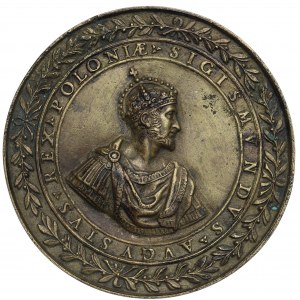 Zygmunt II August, Medal fantazyjny Majnerta - późniejsza powtórka