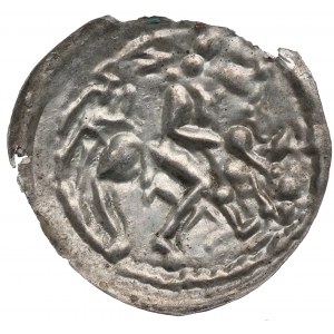 Mieszko III Starý, Latinský Brakteat, Gniezno - knieža na koni