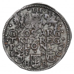 Sigismund III, 3 groschen 1596, Bromberg