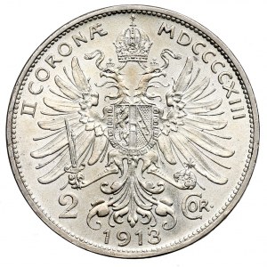 Rakúsko, 2 koruny 1913