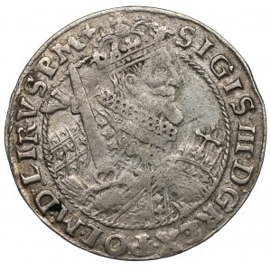 Žigmund III Vaza, Ort 1622, Bydgoszcz, P M - veľmi zriedkavé - ILUSTROVANÉ (Shatalin)