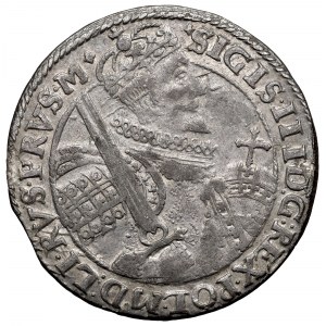 Sigismund III Vasa, Ort 1621, Bydgoszcz, PRVS M - ILLUSTRATED (Shatalin)