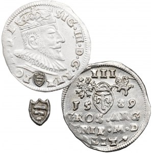 Sigismund III, 3 groschen 1589, Vilnius - very rare