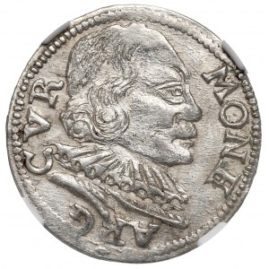 Courland, Wilhelm Kettler, Trojak 1598, Mitawa - NEZNAČENÉ - NGC MS64