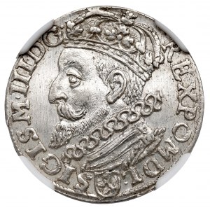 Zygmunt III Waza, Trojak 1601, Kraków - NGC MS64 - WYŚMIENITY