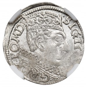 Sigismund III Vasa, Trojak 1599, Poznań - undescribed - NGC MS64