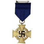 Niemcy, III Rzesza, Krzyż za 40 lat służby - Deschler & Sohn, Monachium