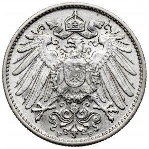 Nemecko, 1 značka 1916 F, Stuttgart