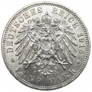 Deutschland, Preußen, 5 Mark 1913