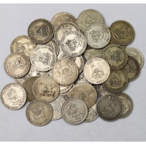 Wielka Brytania, Zbiór ciekawych srebrnych monet (236g)