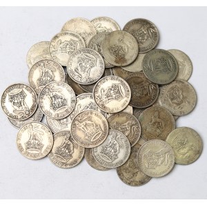 Spojené kráľovstvo, zbierka zaujímavých strieborných mincí (247g)
