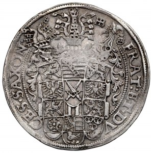 Nemecko, Sasko, Christian II, Ján Juraj a August, Thaler 1600