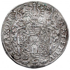 Nemecko, Sasko, Kristián II, Ján Juraj a August, Thaler 1598