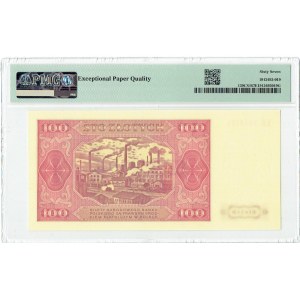 PRL, 100 zloty 1948 KR - MODEL - PMG 67EPQ