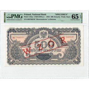 500 gold 1944 ...owe - BH - imprinted MODEL - PMG 65 EPQ