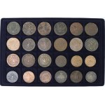 Sammlung von russischen Kupfermünzen