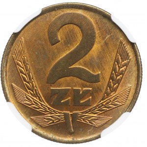 PRL, 2 zloté 1975 - NGC MS66