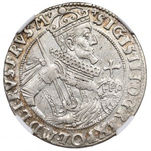 Sigismund III, 18 groschen 1624, Bromberg - NGC MS62