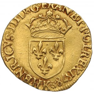 Henri III, Ecu d'or 1578, Bordeaux