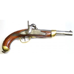 France, Cavalry pistol 1822 Bis singleshot