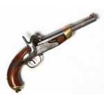 France, Cavalry pistol 1822 Bis singleshot