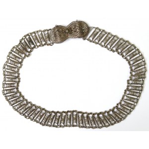 Europe, Women's filigree belt - silver