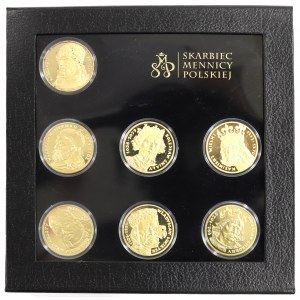 Third Republic, Kings of Poland medal set - silver