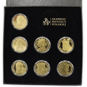 Third Republic, Kings of Poland medal set - silver