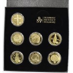 Third Republic, Kings of Poland medal set - silver