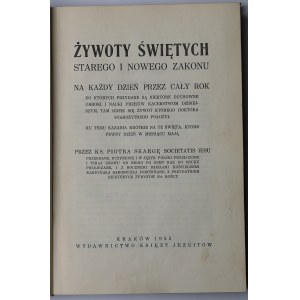 Skarga, P. Životy svätých - Krakov 1933-36, zv. 1-4