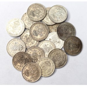 Wielka Brytania, Zbiór ciekawych srebrnych monet (212g)