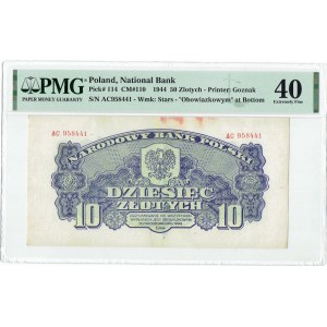 PRL, 10 zloty 1944 , ...owym.... AC PMG 40