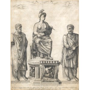 Beatrizet Nicolas, Rím triumfuje nad Dákmi], 1549