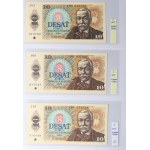 Czechosłowacja, Protektorat Czech i Moraw, Kolekcja 75 wyselekcjonowanych banknotów