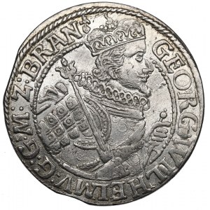 Knížecí Prusko, Jiří Vilém, Ort 1622, Königsberg - raženo