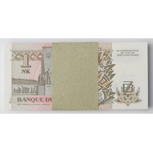 Zair, 1 Nouveaux Makuta 1993 - paczka bankowa (100 egz.)