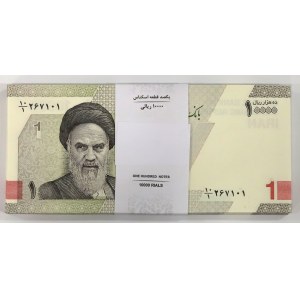 Iran, 10000 Rial ND - bank parcel (100 copies).