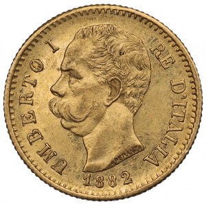 Italien, 20 Lire 1882