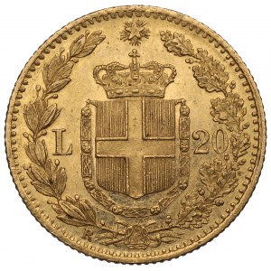 Italy, 20 lira 1882