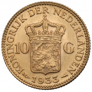 Netherlands, 10 gulden 1933