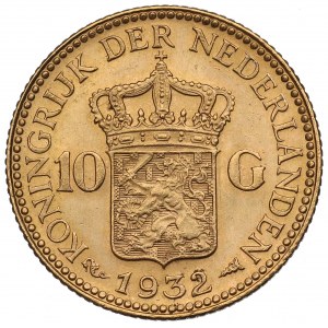 Netherlands, 10 gulden 1932