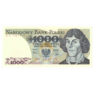 Volksrepublik Polen, 1000 Zloty 1982 DC